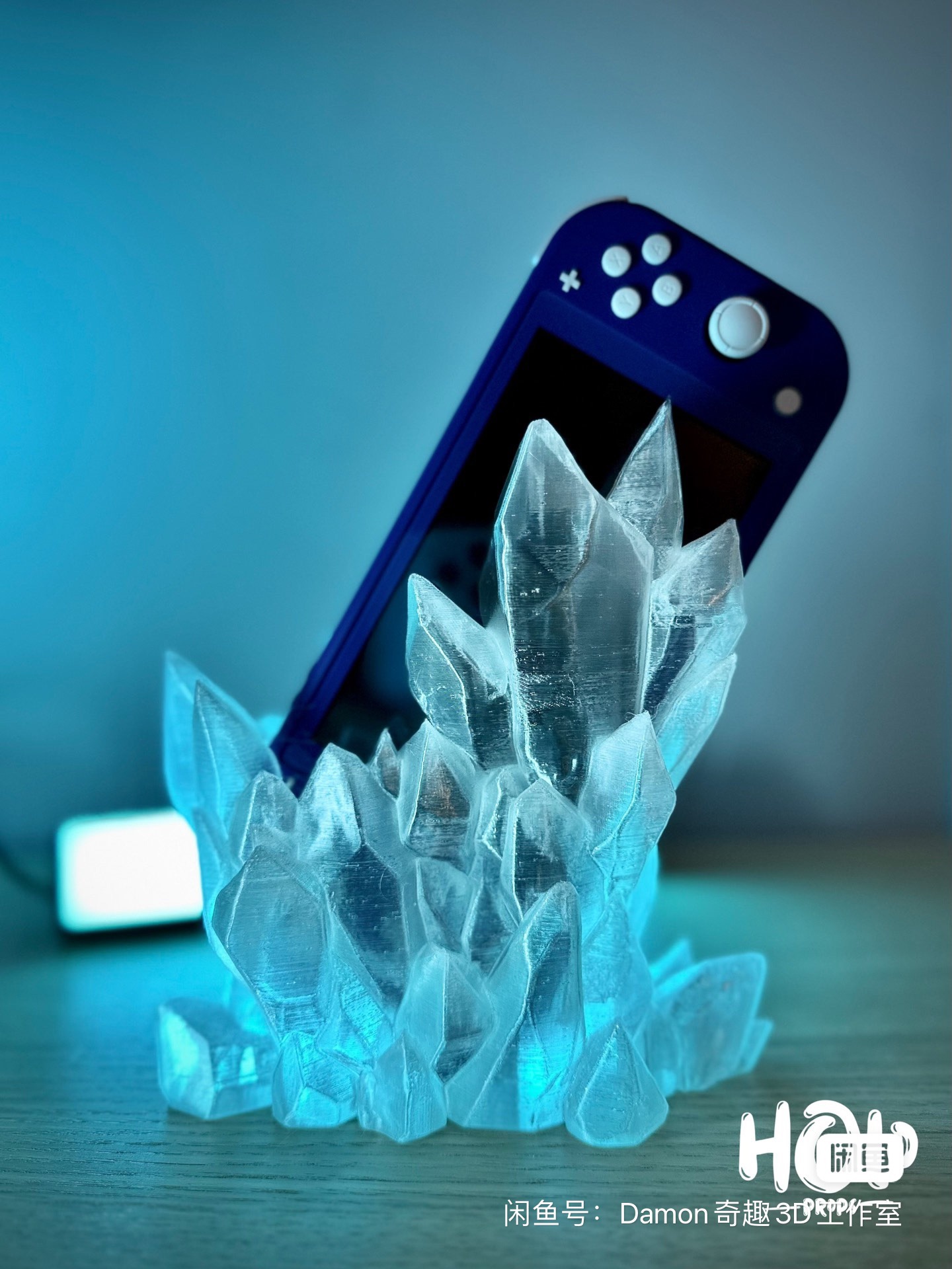 Switch lite ns创意底座水晶装饰架子展示摆件周边配件氛围支架