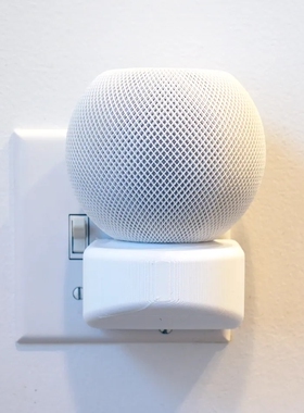 苹果音箱 HomePod mini 线材收纳 挂墙底座 支架 免钉牢固 3D打印