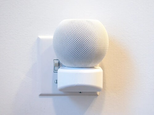 苹果音箱 HomePod mini 线材收纳 挂墙底座 支架 免钉牢固 3D打印
