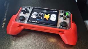 RG35xxh耐脏掌机钢化膜WIFI加强优化改善握把软手柄套外壳可支撑