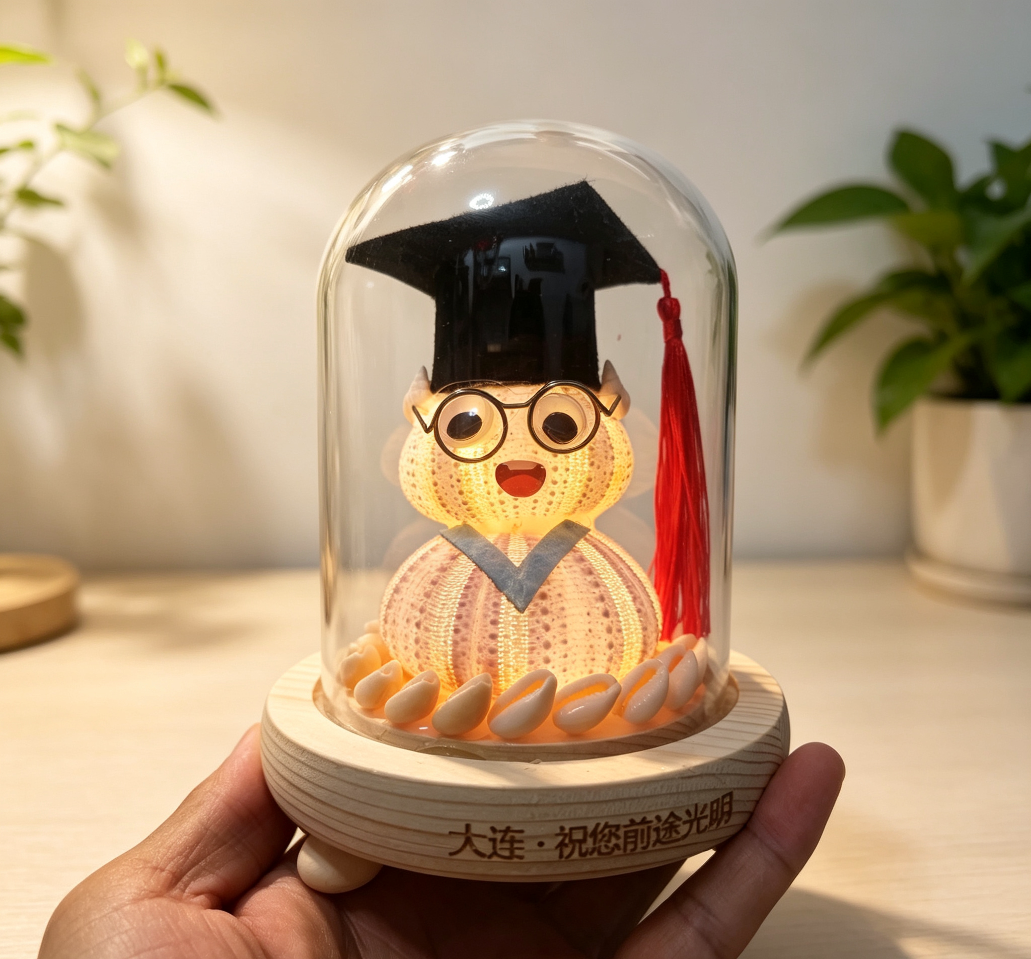 大连海胆灯旅游纪念品文创手工制作送闺蜜女友礼物创意惊喜实用