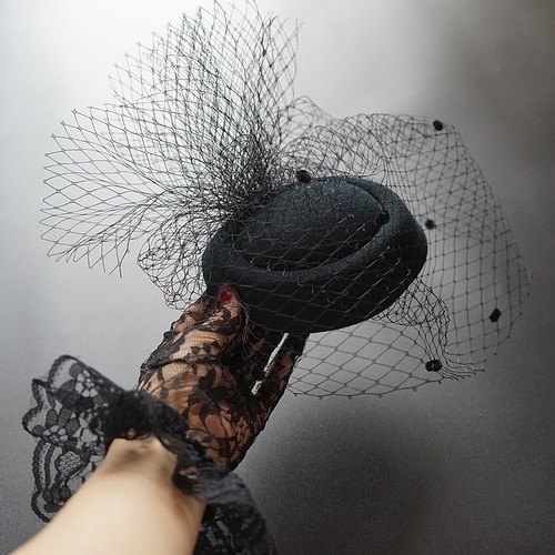 走秀名媛优雅风宴会夜上海小礼帽