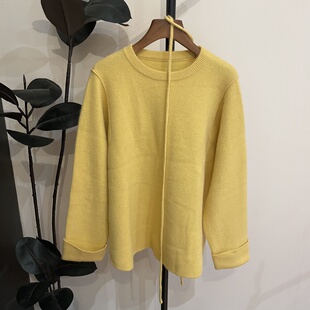 高品质慵懒风软糯毛衣女2025秋冬款宽松高级显瘦套头棉羊毛针织衫