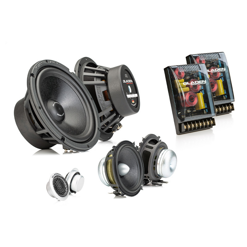 德国武士科尼GLADEN喇叭ZERO PRO 165.3扬声器汽车载音响喇叭