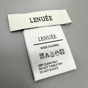 现货韩国制造东大门领标织唛布标成分标水洗唛印唛女装 棉标签定做
