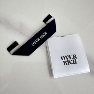 定制服装 领标商标布标唛头现货韩国制造领标成分标水洗唛标签订做