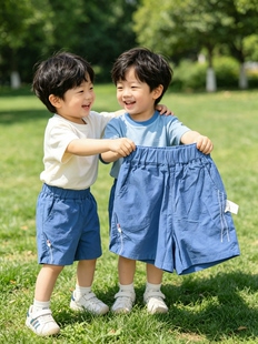 琦瑞德泽2026新款夏季男女儿童纯棉短裤婴幼宝宝休闲百搭宽松裤子