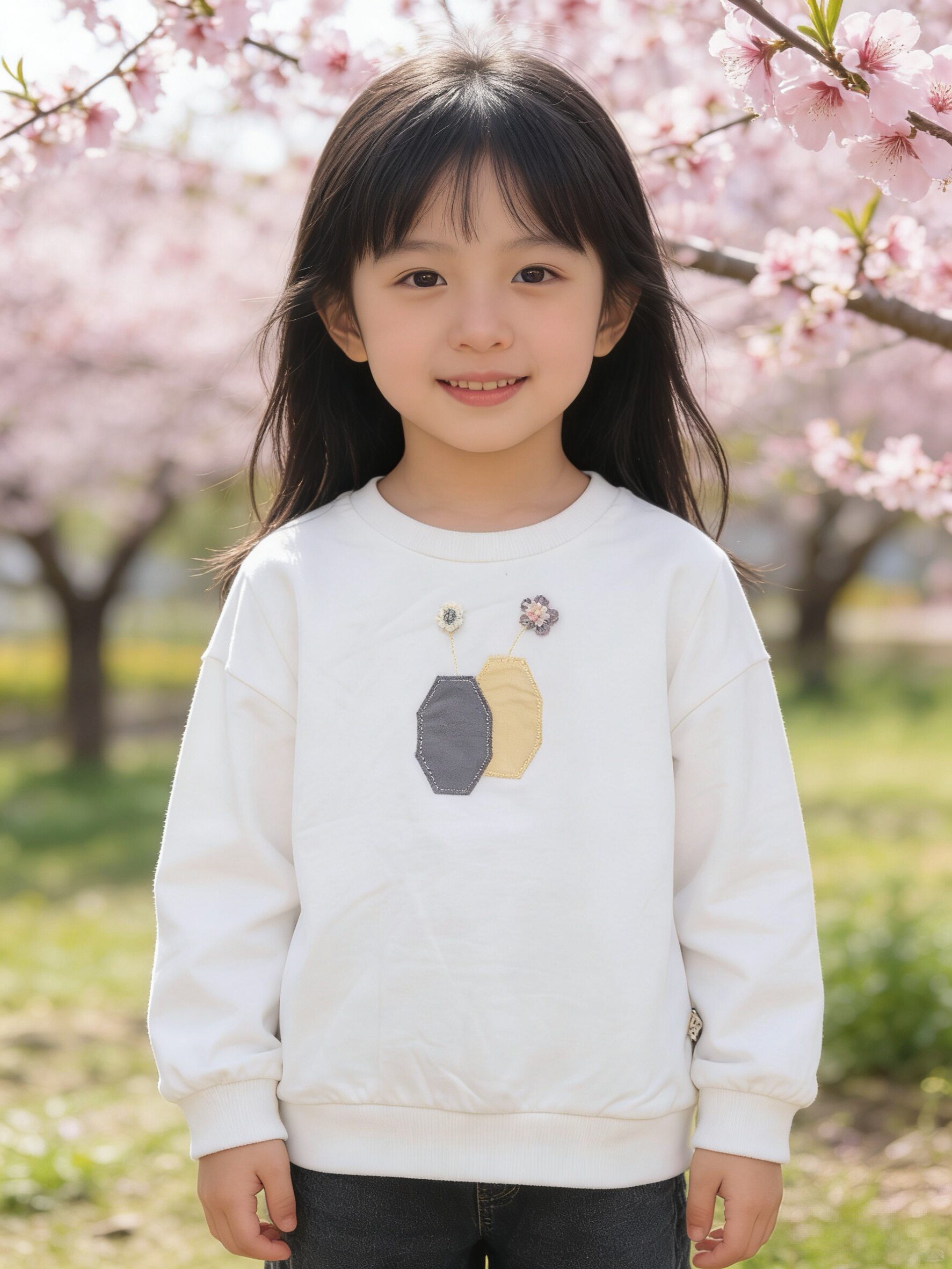 琦瑞德泽女中童长袖卫衣春秋2026新款儿童洋气时髦休闲上衣