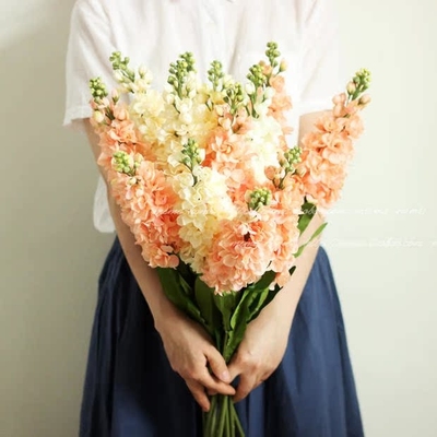 满枝包邮 MEMA   Amelie品质级 仿真花 紫罗兰绢花 F041