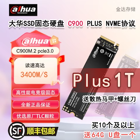 大华固态硬盘m2C910512GPlus1T