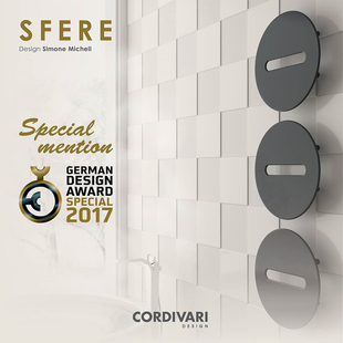 cordivari Sfere 毛巾架家用卫生间智能加热烘干架置物架浴巾架