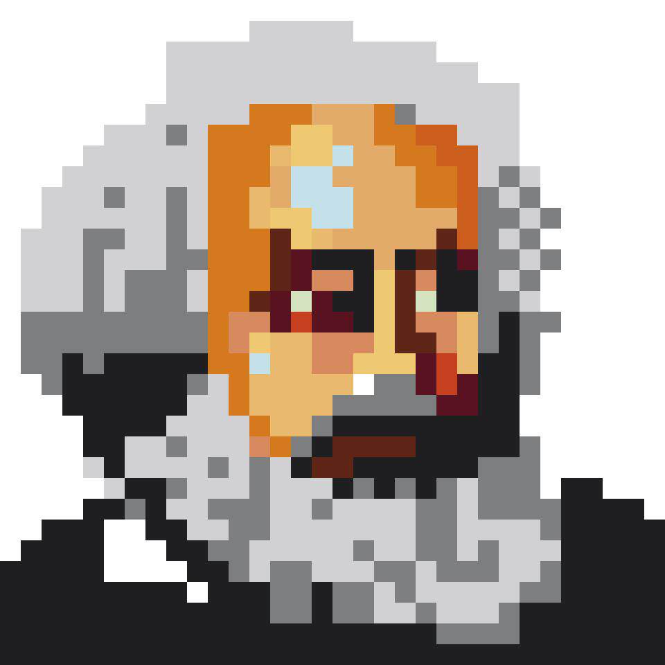 像素肖像画社交媒体头像定制32x32像素