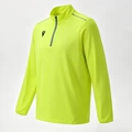 Fluorescent Yellow Half-Zip Sweatshirt