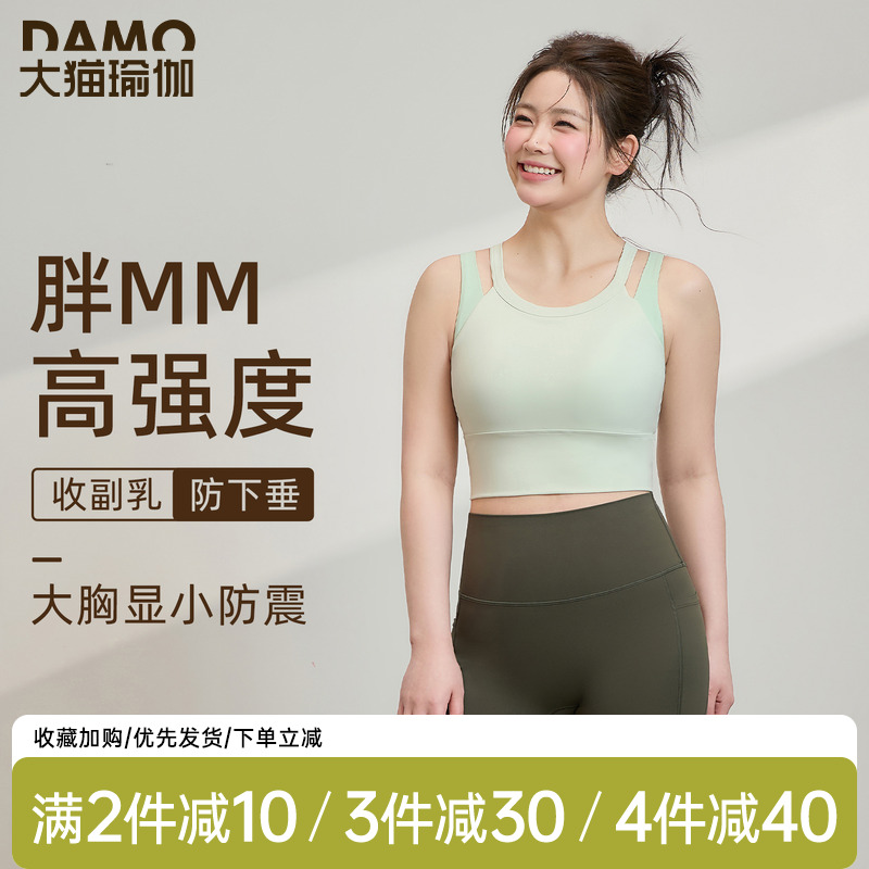 运动内衣女瑜伽服背心防震防下垂