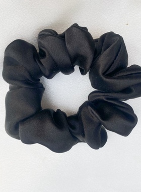 40姆米真丝重缎黑色细发圈