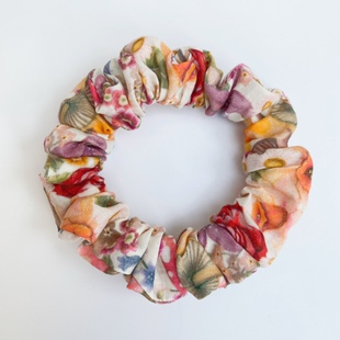 Liberty花色细发圈小号头花扎头发儿童成人可用平替高支纯棉布料