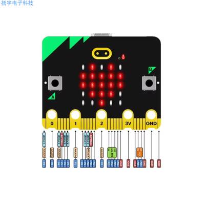microbit主板micro:bit v2编程开发板V1.5控制器机器人steam套件