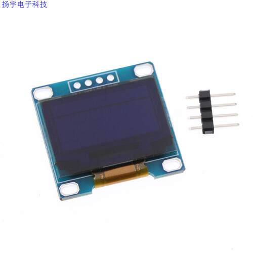 0.96寸OLED显示屏 SSD1306/1315驱动液晶屏4/7针 IIC/SPI白黄蓝色