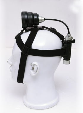 强光超亮潜水头灯水下工程打捞照明补光灯头戴式远射头灯手腕带灯