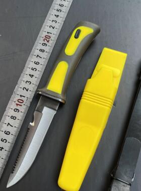 救援潜水刀潜水员救援工具求生水下作业求生刀户外装备绑腿刀