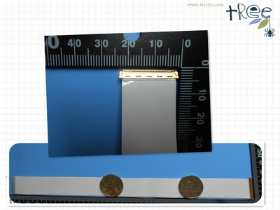 FFC软排线0.5MM间距 40P LED高压条屏线 双/单八线 lvds 20454