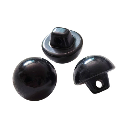 【小扣！】黑色蘑菇扣衬衣旗袍蘑菇扣连衣裙开衫领扣半圆扣包邮