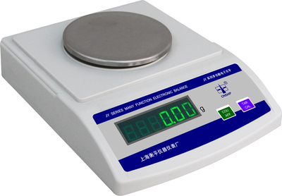 上海衡平电子天平JY20002 百分之一，十分之一精度 2000g，0.01g