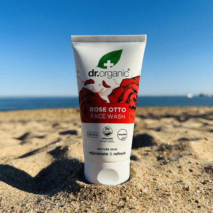 玫瑰洁面乳英国dr.organic有机博士洗面奶女深层清洁补水保湿正品