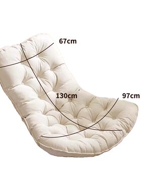 加厚蜂窝棉麻摇椅坐垫舒适久坐