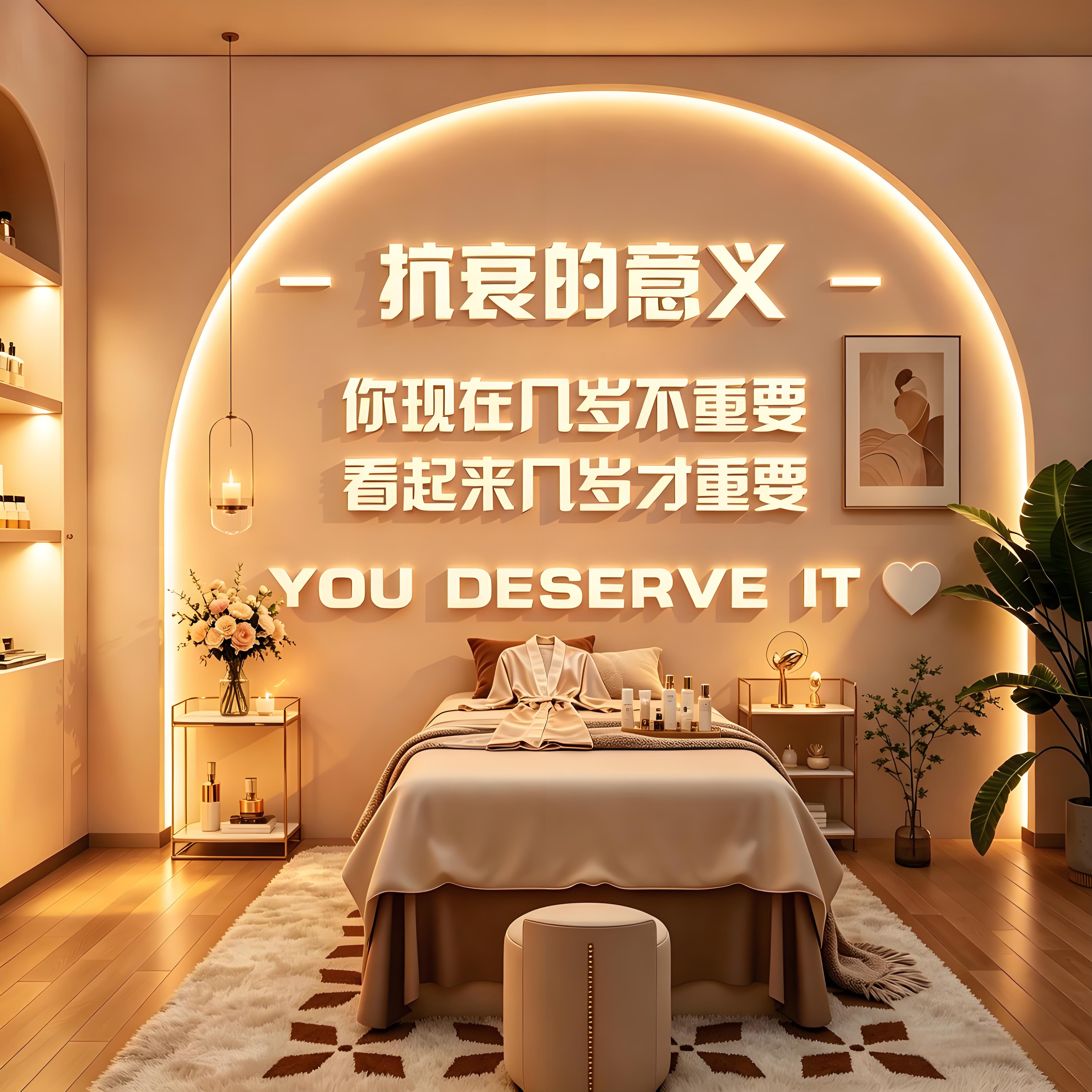网红美容院装饰品房间布置氛围背景设计形象软装墙面画创意美甲店