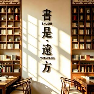 阅览室读图书角馆区氛围布置装饰品教室班级文化墙面贴书店房自习