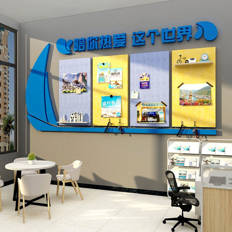 毛毡展示板旅行游社门店背景文化墙面装饰画网红公司民宿房间布置,家居饰品,软装墙贴,淘宝优惠券,粉丝福利购,淘宝优惠卷