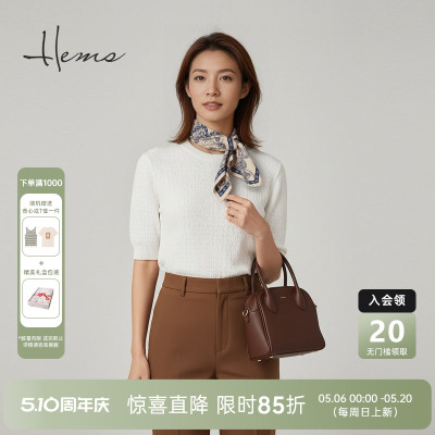 海尔曼斯26春季新款佩斯利印花复古老钱气质桑蚕丝方巾2680DASH