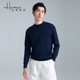 条纹厚毛衣休闲保暖针织衫 长袖 半高领精纺羊绒衫 海尔曼斯秋冬男士