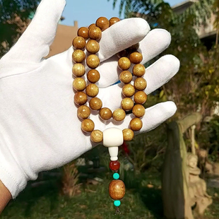 印象之楠金丝楠木12佛珠桢楠手串老料手持带配饰男女手链 包邮