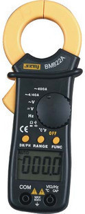 滨江BM822A 数字钳型电流万用表 小钳形表 可测电容 温度 频率