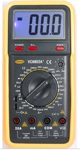 滨江万用表VC9802A+ 万用表 数字多用表 精确度3位半 带背光
