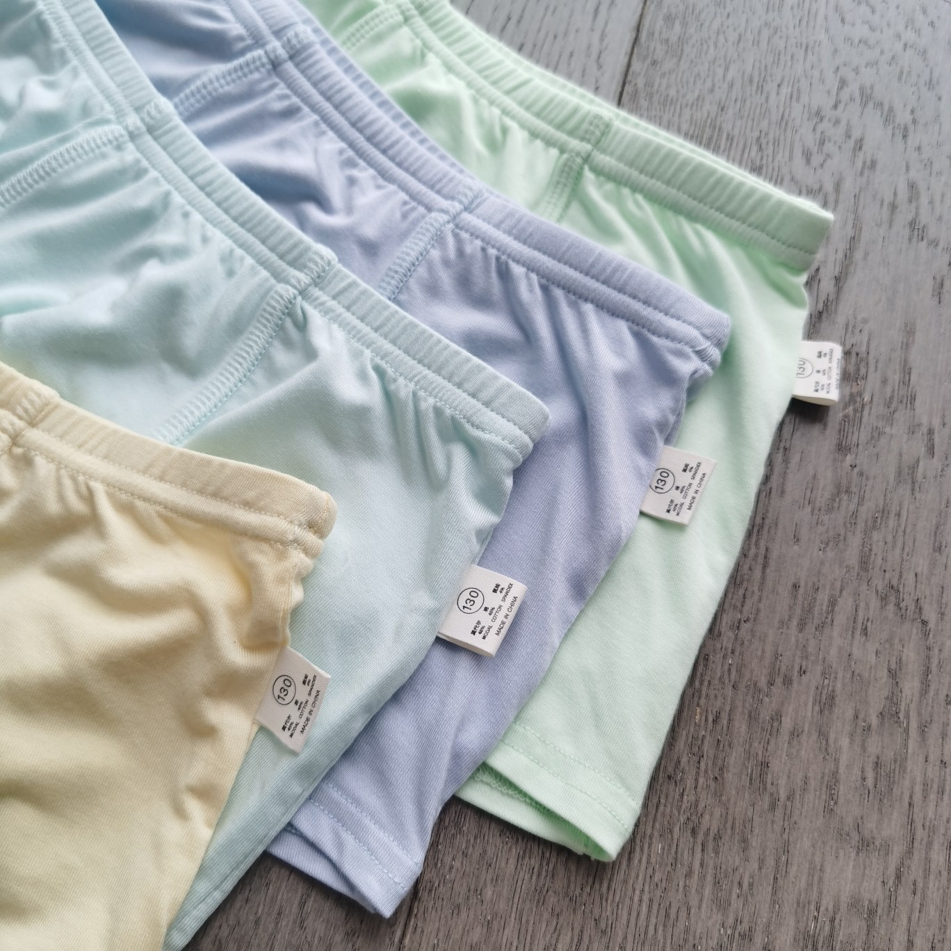 ponkey 宝贝福利～自留n条，小爱m莫代尔棉细腻舒适男童平角内裤