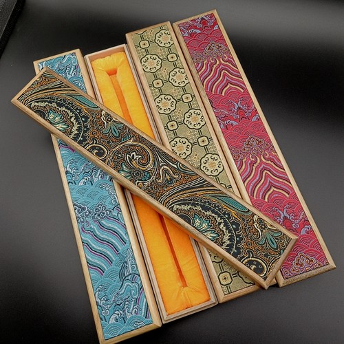 香樟木扇盒榫卯工艺天然盖折扇盒