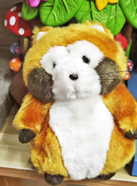 Sekiguchi老料小浣熊毛绒公仔摆件