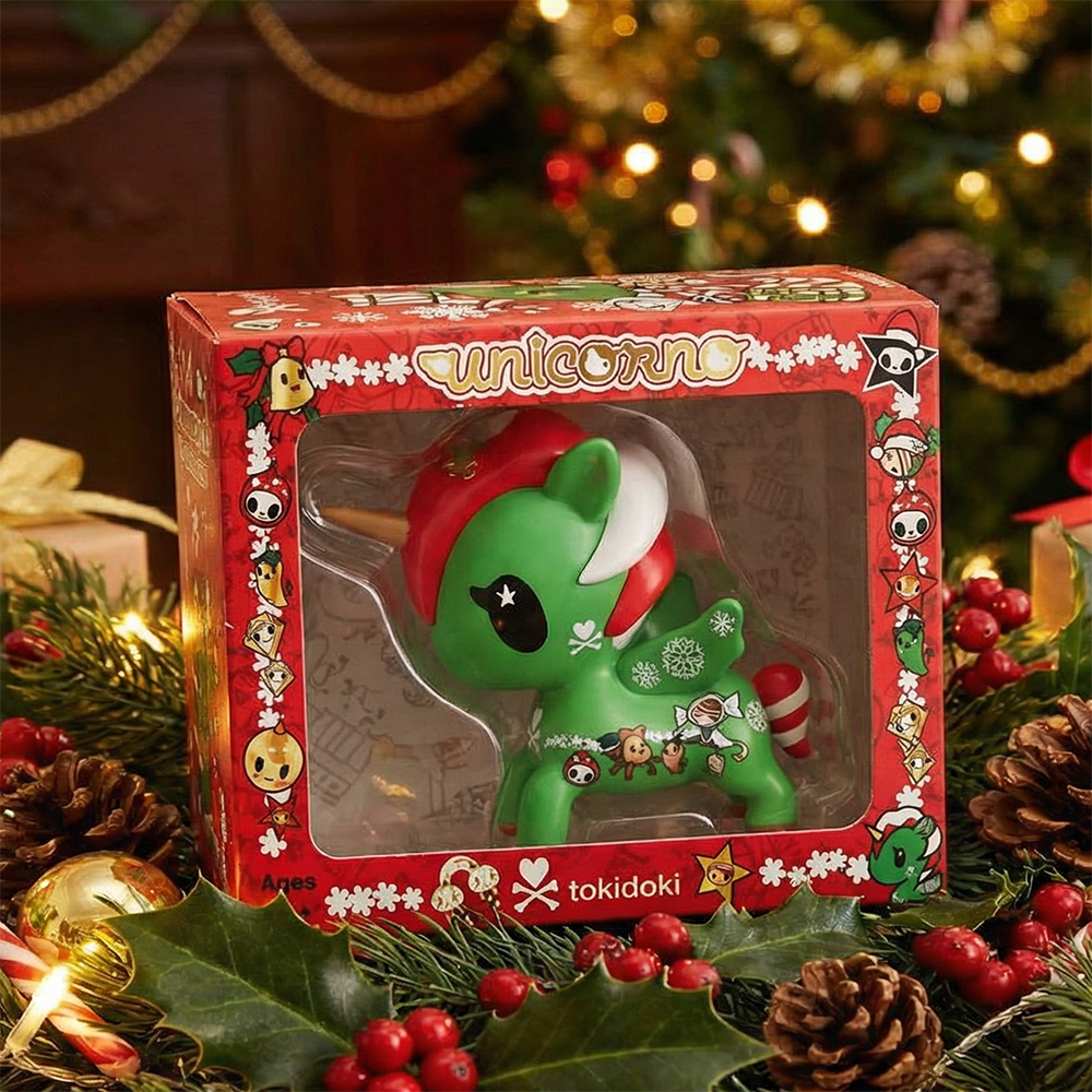 尾D圣诞节独角兽手办摆件特价