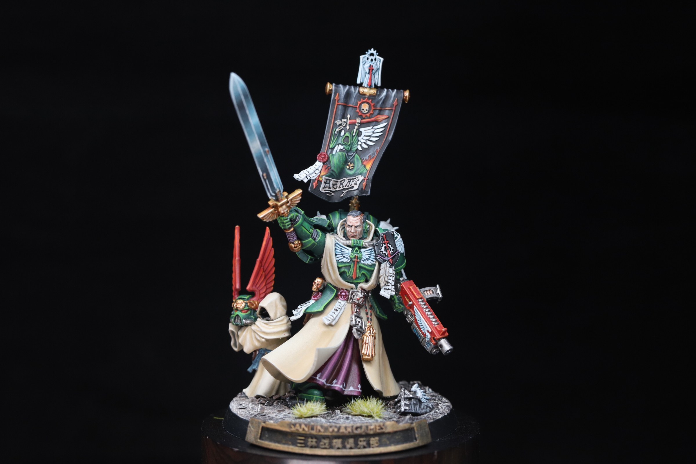 战锤40K黑暗天使 阿兹瑞尔官涂展示（成品已出）可接代工