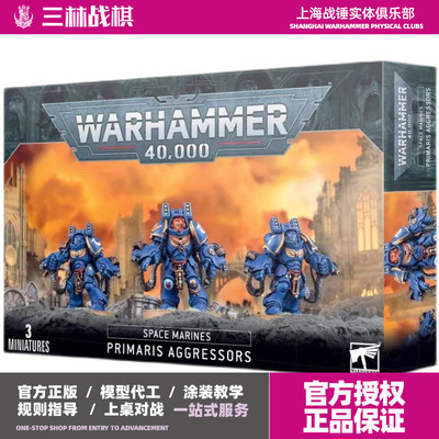 三林战棋-战锤40k 星际战士 侵略者 p小宝 Primaris Aggressors