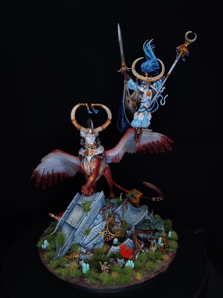 战锤 aos 光精灵 大法师 泰格里斯涂装展示(非现货)可接代工