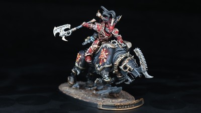 战锤40K混沌星际战士 吞世者 钢牛领主 次官涂（非现货）可接代工