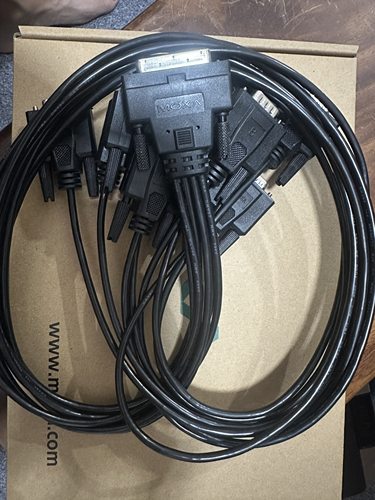 MOXA卡一拖八型号CBL-M78M9*8-100 适用CP-168EL-A CP-118EL-A