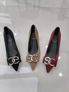 夏雪儿668-10细高跟尖头软底软面时尚百搭工作鞋单鞋女鞋有34码