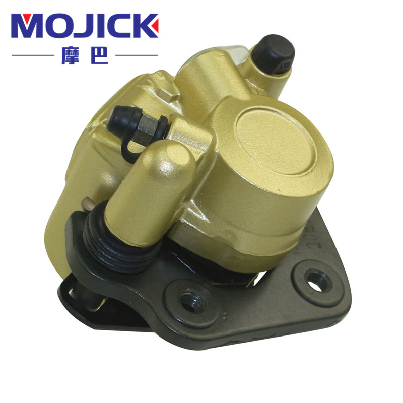 适用铃木踏板车红宝UM125T/A/C前制动钳碟刹嵌刹车下泵刹车总成