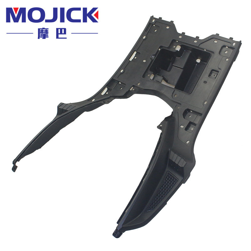 适用豪爵踏板车新喜之星HJ100T-7E/7F原装搁脚踏板电池盒电瓶箱