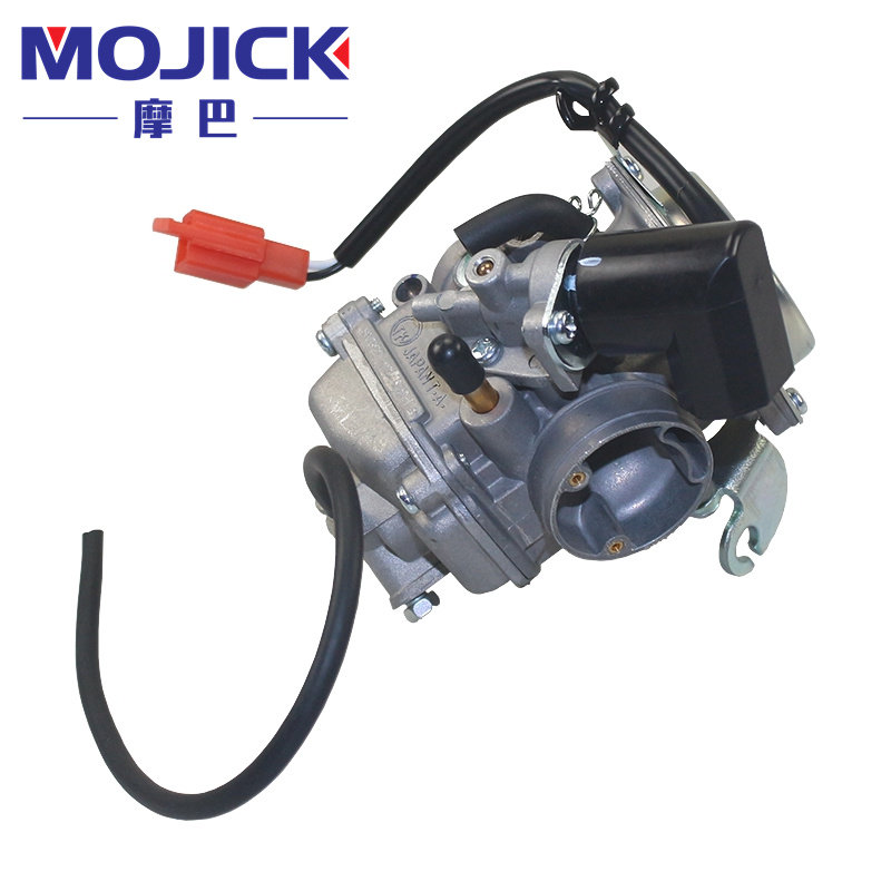 适用豪爵鹰钻HJ125T-10E/10G踏板车配件原装化油器总成